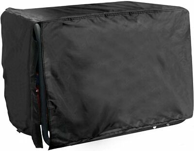 All Weather Protected Durable Black Generator Cover Medium 24"lx 22"w X 20"h