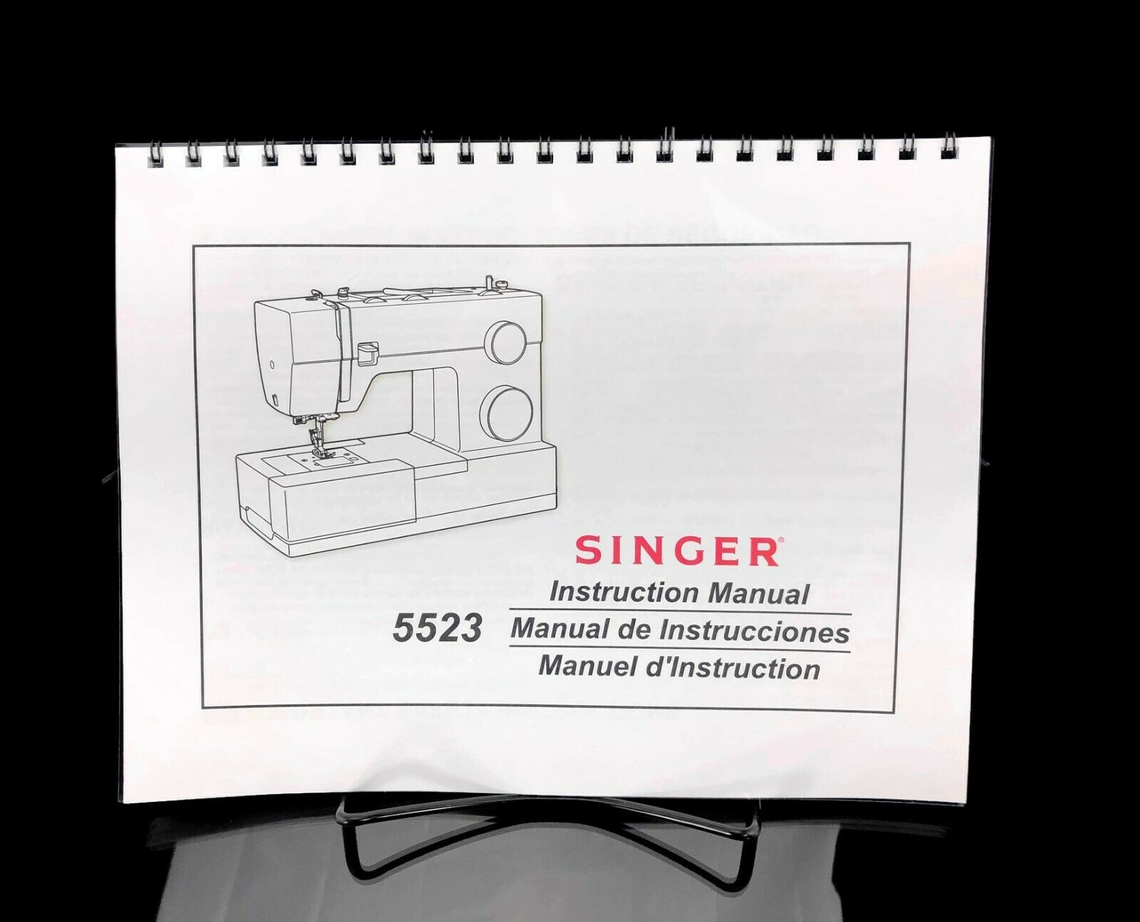 Singer 5523 Sewing Machine Instructions Manual User Guide Copy Reprint