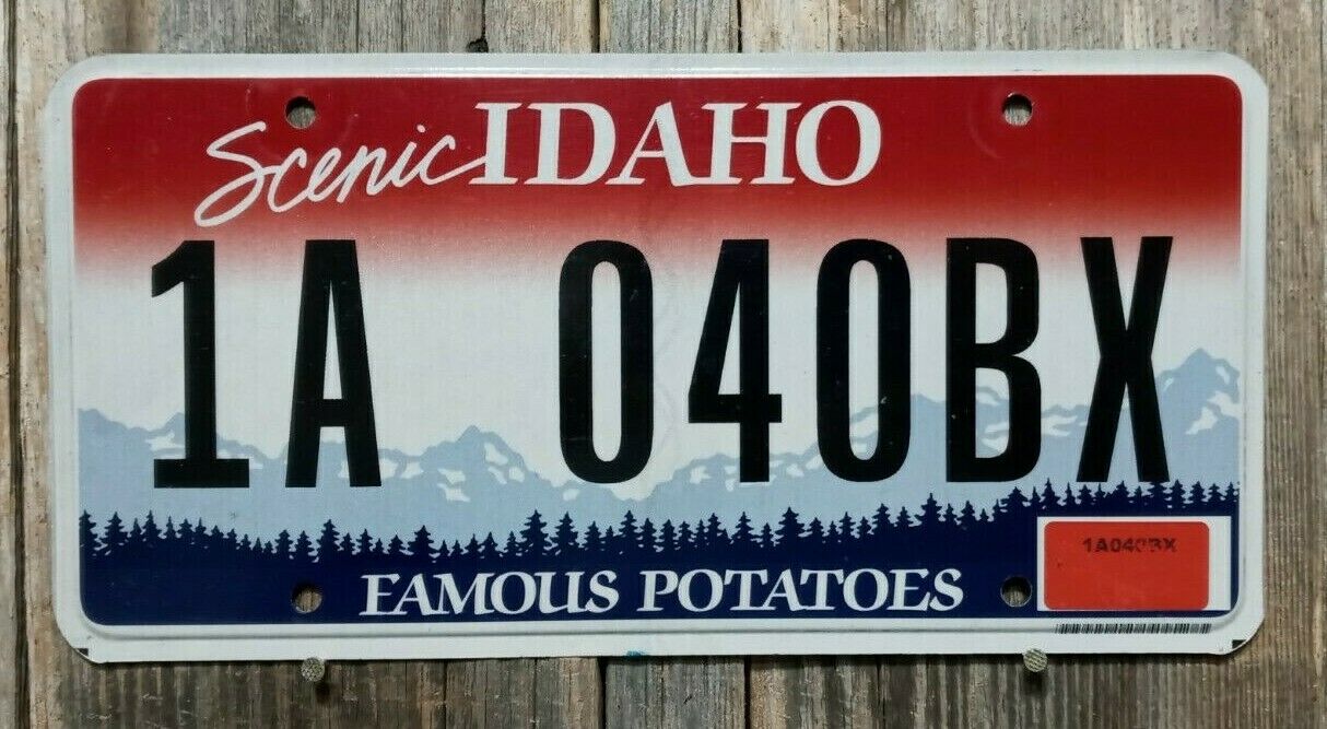 🐾 2008 Idaho "ada County" License Plate (1a 040bx)