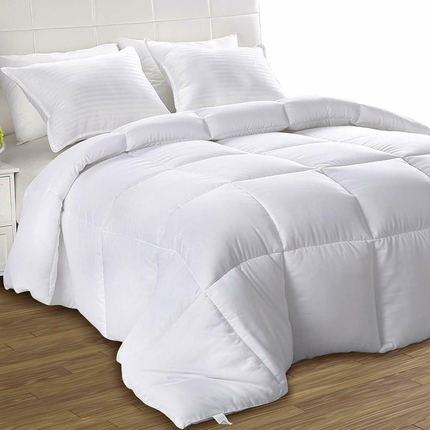 All Season Comforter Down Alternative White Duvet Stitched Utopia Bedding