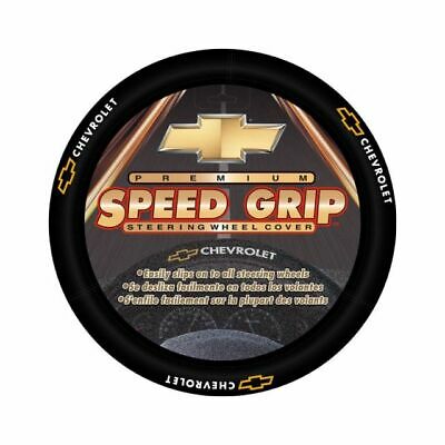 Chevrolet Bowtie Premium Speed Grip Car Suv Truck Steering Wheel Cover New