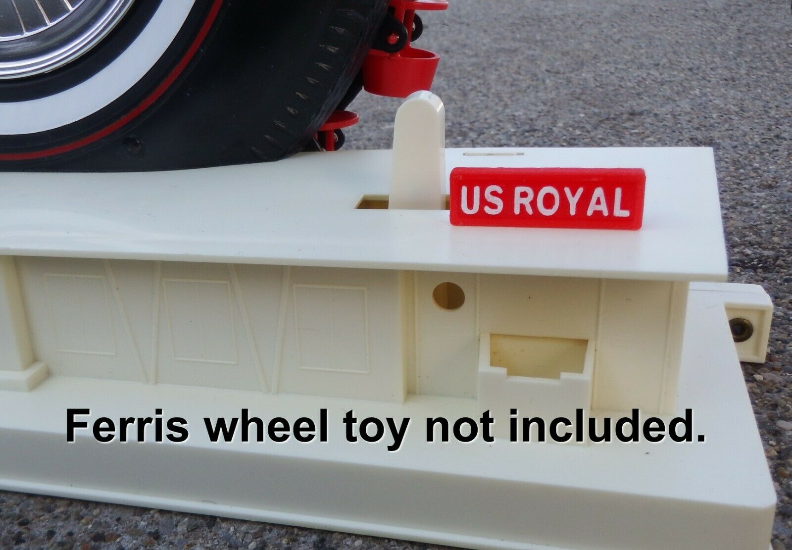 Us Royal Ferris Wheel Tire Toy Replacement Sign - 1964 New York World's Fair
