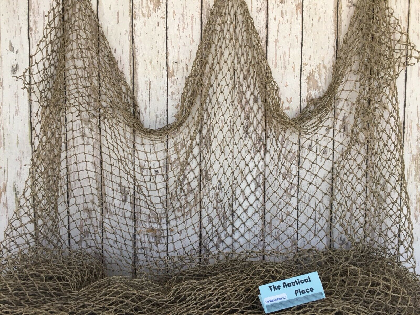 Authentic Used Fish Netting ~ 10' X 10' ~ Golf Ball Net, Batting Cage Backstop