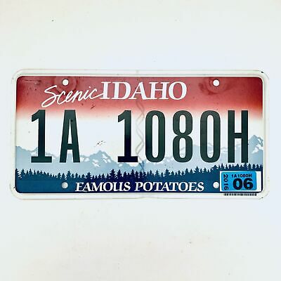 2016 United States Idaho Ada County Passenger License Plate 1a 1080h