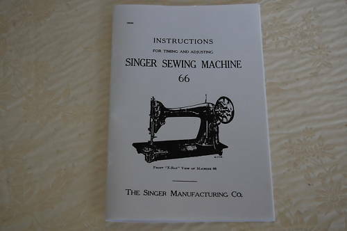 Singer Sewing Machines Class 66 Timing & Adjusting Manual For Service, Adjusters