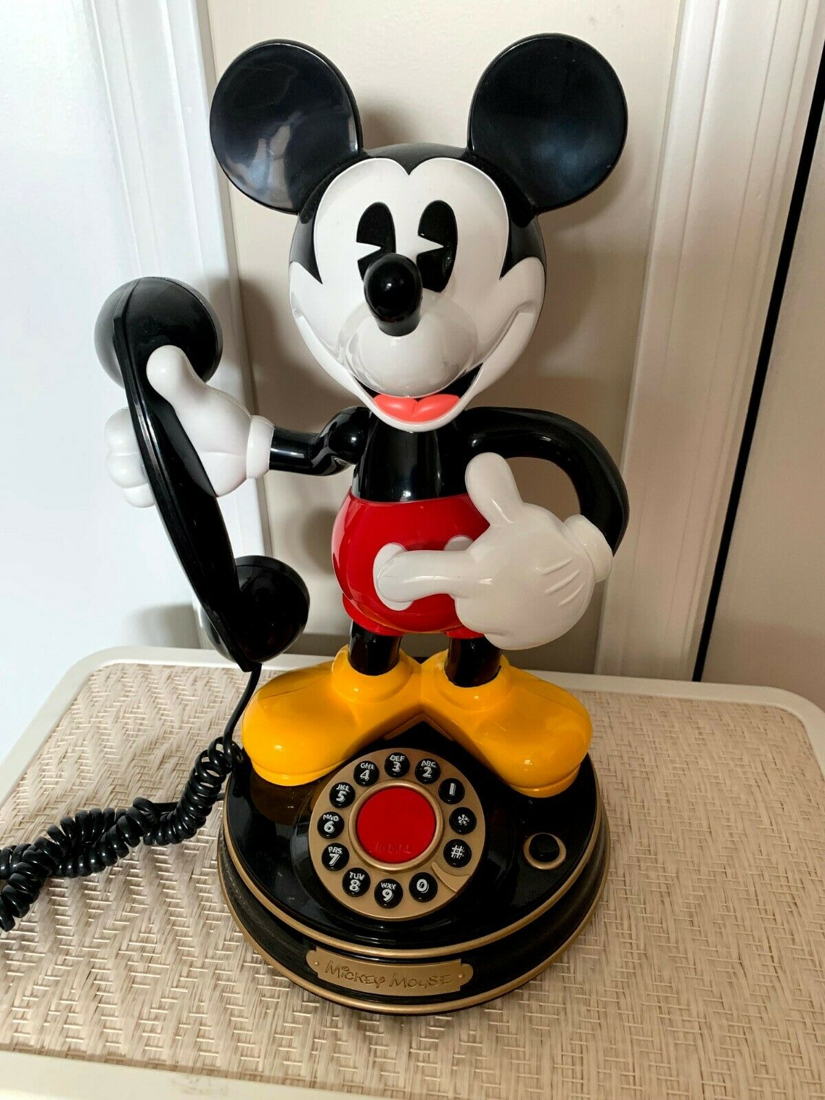 Telemania Mickey Mouse Vtg 1997 "non" Animated Disney Phone