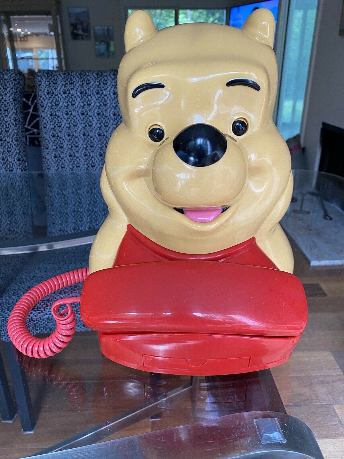 Vintage Disney Winnie The Pooh Animated Telephone