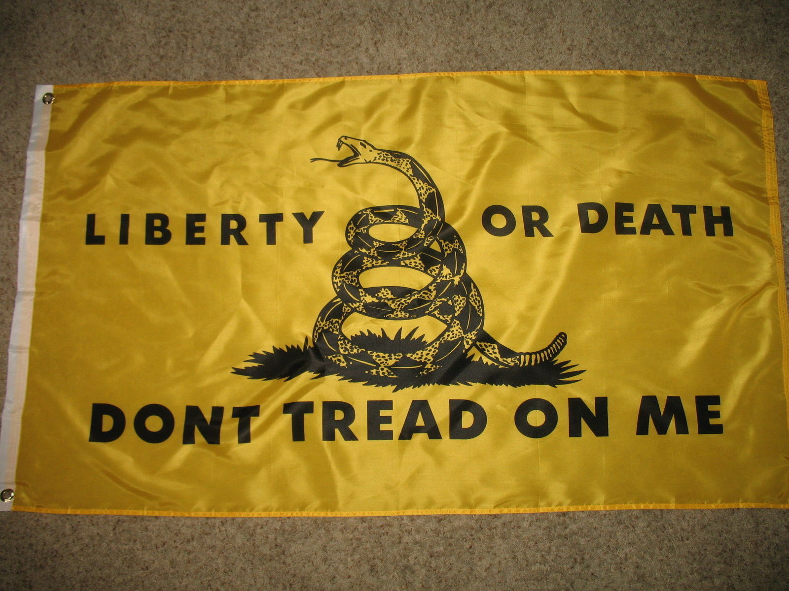 3x5 Ft Liberty Or Death Gadsden Dont Tread On Me Tea Party Flag Yb