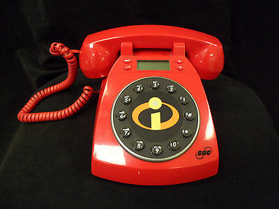 Sbc Vintage Style Disney Pixar The Incredibles Phone Collector 's Desk Phone New