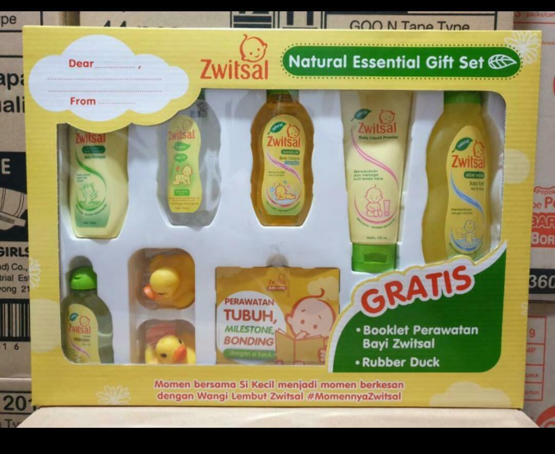 Zwitsal Baby Natural Set Spa Baby Sensitive Skin Treatment Gift Box