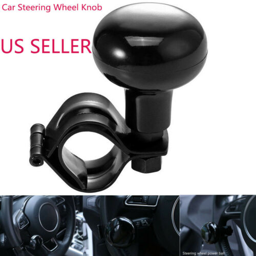 Auto Heavy Duty Suicide Knob Car Black Steering Wheel Spinner Handle Knob Usa