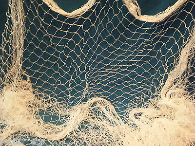 40' X 8'  Fishing Net Wedding Table Bait Decorative Nautical Fish Netting Sea