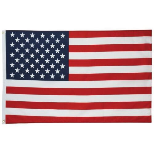 Us Flag 3x5 Foot Polyester Usa American Stars Stripes United States Grommets