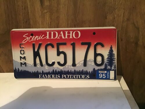 1995 Idaho Commercial License Plate